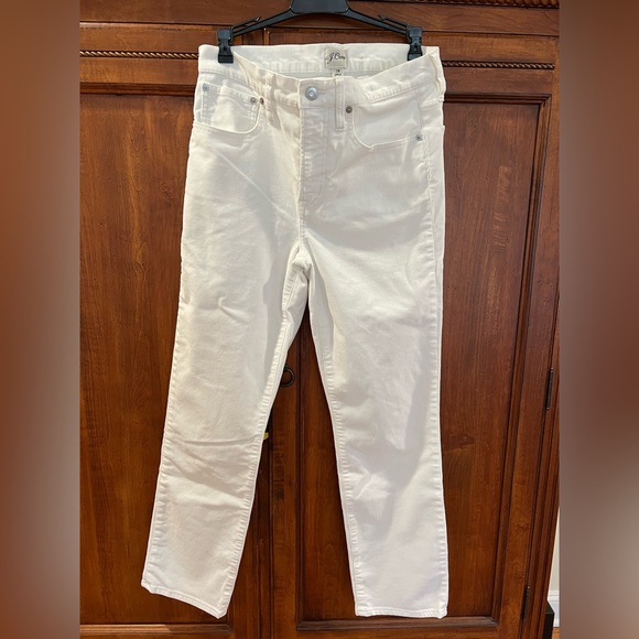 J Crew size 28 Vintage Slim Straight garment dyed corduroy pant in Ivory - Picture 4 of 10
